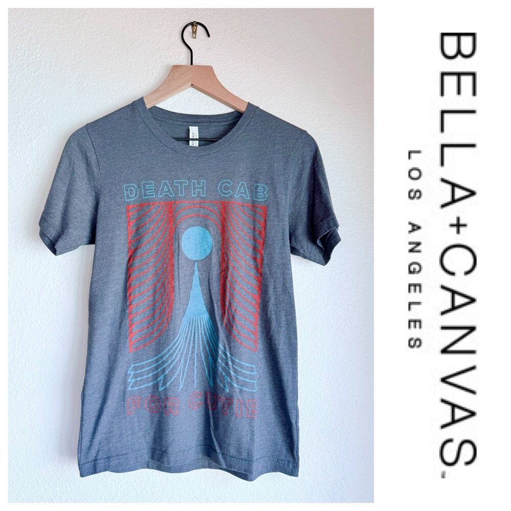 Bella + Canvas Death Cab for Cutie 2021 Tour Short Sleeve T-Shirt Size Small